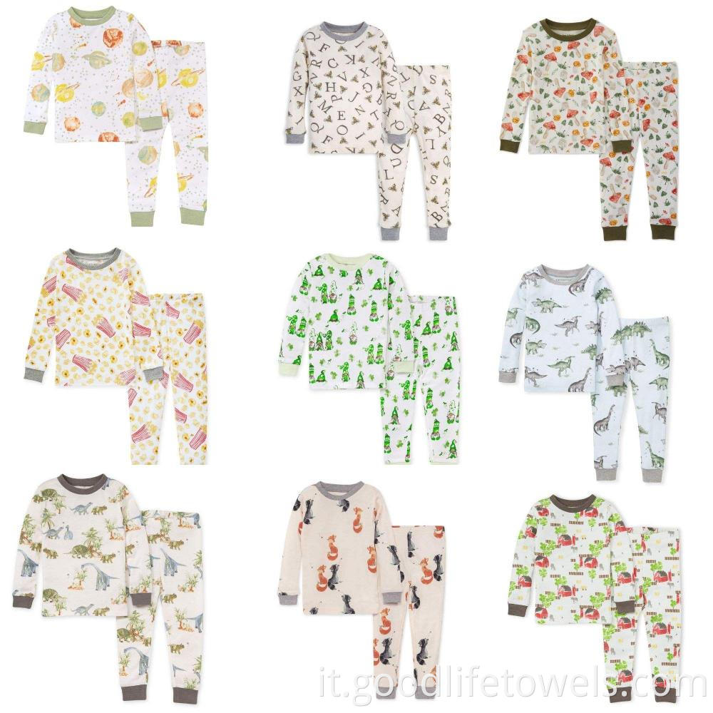 100 Cotton Girls Boys Sleepwears